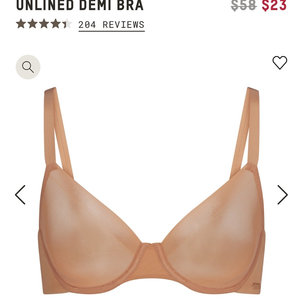 Skims no show Demi bra 34D